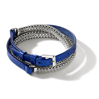 John Hardy Icon Wrap Bracelet In Blue