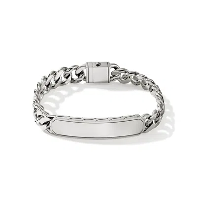 John Hardy Id Curb Bracelet, 11mm In Sterling Silver