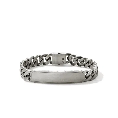 John Hardy Id Curb Bracelet, 11mm In Sterling Silver