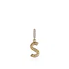 John Hardy Initial Pendant In Gold