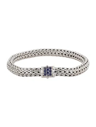 Pre-owned John Hardy Iolite Classic Chain Bracelet, 6.5" In Multicolor