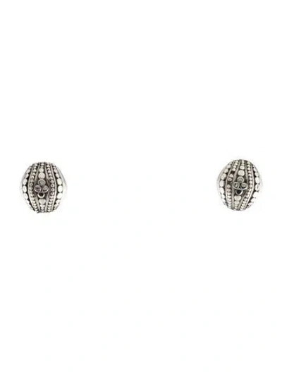 Pre-owned John Hardy Jaisalmer Dot Stud Earrings In Multi