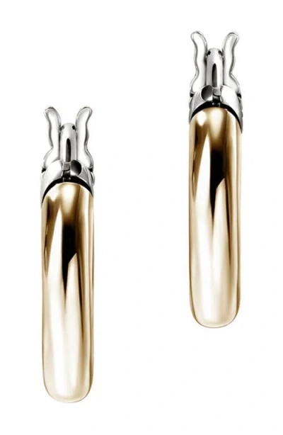 JOHN HARDY JOHN HARDY JH ESSENTAIL CROSSOVER HOOP EARRINGS