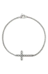 John Hardy Jh Essential Cross Bracelet In Silver