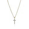 John Hardy Jh Essential Cross Necklace, Gold, Diamonds