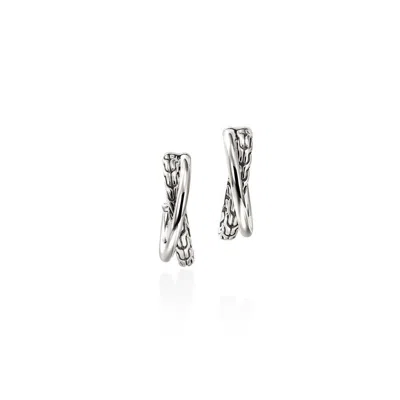 John Hardy Jh Essential Crossover Earring In Metallic