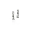 John Hardy Jh Essential Crossover Earring, 20.5mm In Sterling Silver