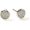 John Hardy Jh Essential Diamond Pavé Stud Earrings, 7mm In Multi