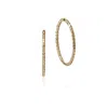 John Hardy Jh Essential Flex Hoop Earrings, Gold, 39mm
