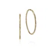 John Hardy Jh Essential Flex Hoop Earrings, Gold, 50mm
