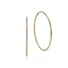 John Hardy Jh Essential Flex Hoop Earrings, Gold, 78.5mm