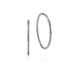 John Hardy Jh Essential Flex Hoop Earrings, Sterling Silver, 50mm