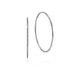 John Hardy Jh Essential Flex Hoop Earrings, Sterling Silver, 78.5mm