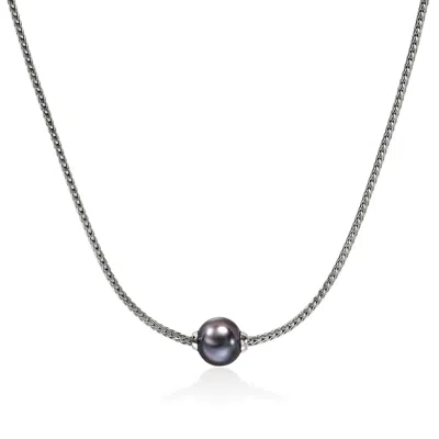 John Hardy Jh Essential Grey Pearl Necklace, 1.8mm In Sterling Silver