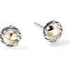 John Hardy 14kt Yellow Gold Essential Stud Earrings In Gold
