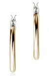 John Hardy 14k Yellow Gold & Sterling Silver Jh Essentials Hoop Earrings In Silver/gold