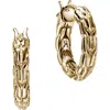 John Hardy Jh Essential Hoop Earrings In Gold