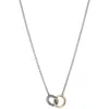 John Hardy 14kt Gold Jh Essential Linked Necklace In Silver