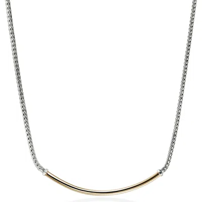 John Hardy 14kt Gold Jh Essential Necklace In Sterling Silver