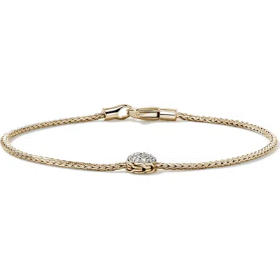 John Hardy Jh Essential Pav Bracelet Ste In Gold