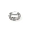 John Hardy Sterling Silver Jh Essentials Pave Diamond Band Ring, 1.07 Ct. T. W. In Sterling Silver