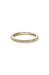 John Hardy 14kt Yellow Gold Jh Essential Diamond Band Ring In Gold
