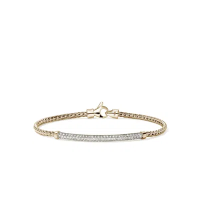 JOHN HARDY JOHN HARDY JH ESSENTIAL PAVÉ BRACELET, 2.5MM