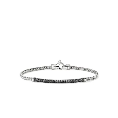 John Hardy Jh Essential Pavé Bracelet, 2.5mm In Sterling Silver