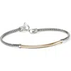 John Hardy Jh Essentials Bracelet, 2.5mm In Silver/gold