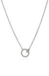 John Hardy Jh Essential Pavé Necklace, Diamonds In Silver