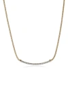 John Hardy Jh Essential Pavé Necklace, 1.8mm In Gold