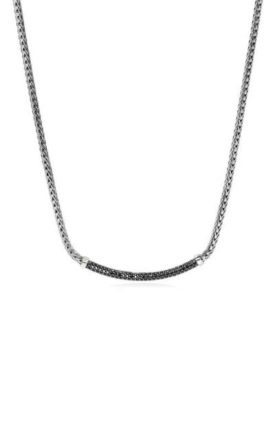 John Hardy Jh Essential Pavé Necklace, Sterling Silver