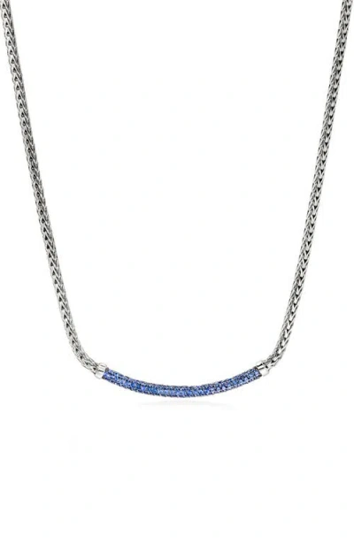 John Hardy Jh Essential Pavé Necklace, Sterling Silver