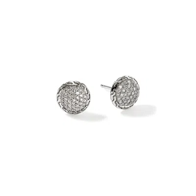JOHN HARDY JOHN HARDY JH ESSENTIAL PAVÉ STUD EARRING, 10MM