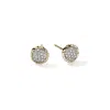 John Hardy 14k Yellow Gold Jh Essentials Diamond Pave Stud Earrings In Gold