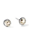 John Hardy Jh Essentials Stud Earrings In Silver/gold