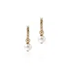 John Hardy 14kt Yellow Gold Jh Essential Pearl Hoop Earrings