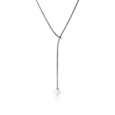 JOHN HARDY JOHN HARDY JH ESSENTIAL PEARL LARIAT NECKLACE, 1.8MM