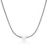 John Hardy Jh Essentials Freshwater Pearl Necklace In Sterling Silver