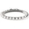 John Hardy Jh Essential Pearl Wrap Bracelet, Sterling Silver