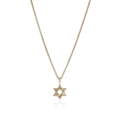 John Hardy Jh Essential Star Of David Necklace, Gold