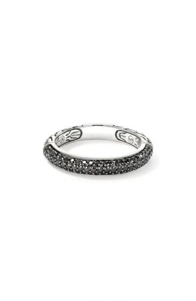 John Hardy Jh Essential Pavé Band Ring, 3.5mm In Sterling Silver