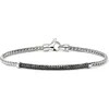 John Hardy Jh Essential Sapphire Bracelet In Silver/black Sapphire
