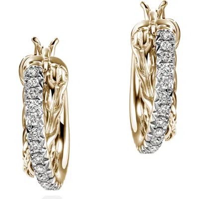 John Hardy Jh Essentials Crossover Hoop Earrings, 15mm