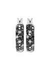 John Hardy Jh Essentials Diamond Hoop Earrings In Silver