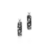 John Hardy Jh Essentials Diamond Hoop Earrings In Sterling Silver