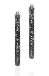 John Hardy Essentials Diamond Hoop Earrings In Silver