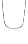John Hardy Jh Essentials Pavé Necklace, 2.5mm In Silver