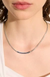 John Hardy Jh Essential Sapphire Necklace In Metallic
