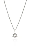 John Hardy Jh Essentials Star Of David Pendant Necklace In Silver